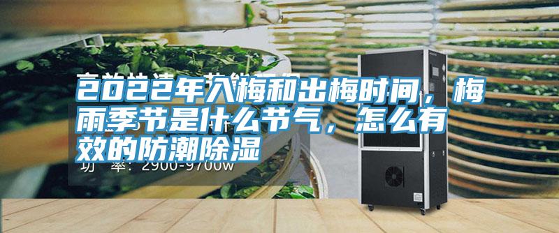 2022年入梅和出梅時(shí)間，梅雨季節是什么節氣，怎么有效的防潮除濕