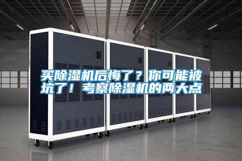 買(mǎi)除濕機后悔了？你可能被坑了！考察除濕機的兩大點(diǎn)