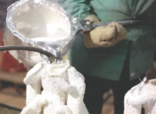 溶模鑄造使用安詩(shī)曼除濕機可以在短時(shí)間內加快完成干燥