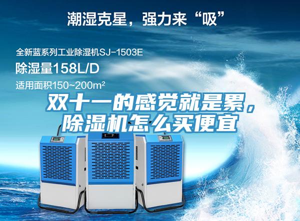 雙十一的感覺(jué)就是累，除濕機怎么買(mǎi)便宜