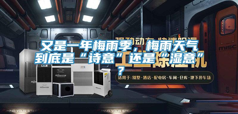 又是一年梅雨季，梅雨天氣到底是“詩(shī)意”還是“濕意”？