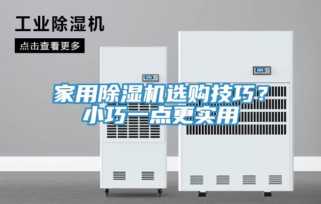 家用除濕機選購技巧？小巧一點(diǎn)更實(shí)用