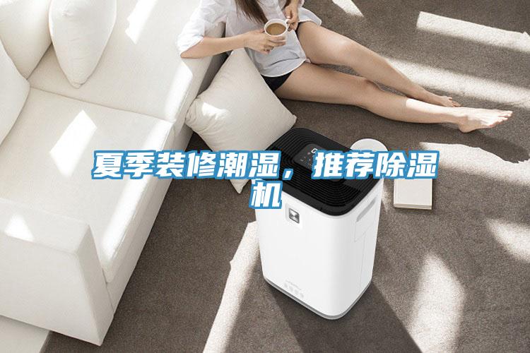夏季裝修潮濕，推薦除濕機