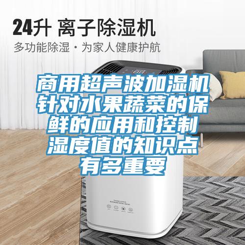 商用超聲波加濕機針對水果蔬菜的保鮮的應用和控制濕度值的知識點(diǎn)有多重要