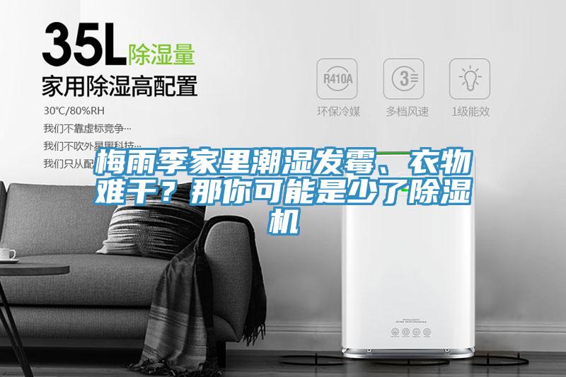 梅雨季家里潮濕發(fā)霉、衣物難干？那你可能是少了除濕機