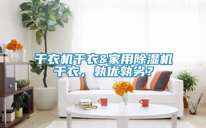 干衣機干衣&家用除濕機干衣，孰優(yōu)孰劣？