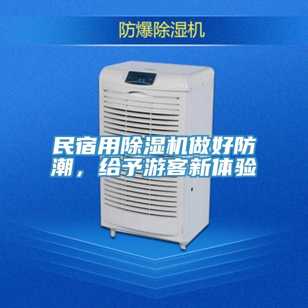 民宿用除濕機做好防潮，給予游客新體驗