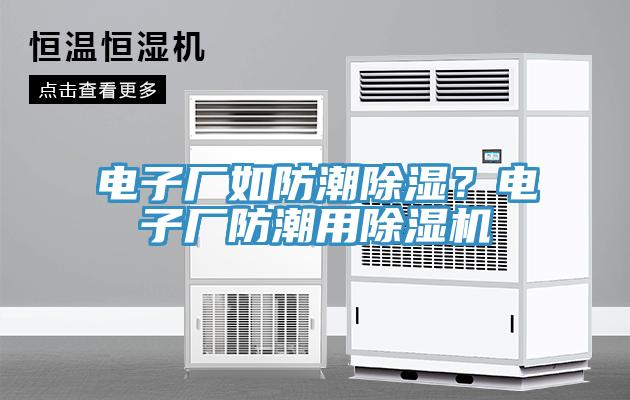 電子廠(chǎng)如防潮除濕？電子廠(chǎng)防潮用除濕機