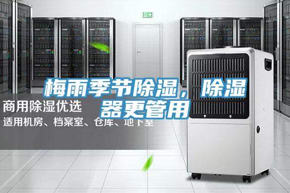 梅雨季節除濕，除濕器更管用