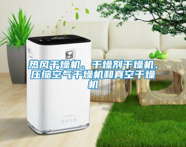 熱風(fēng)干燥機、干燥劑干燥機、壓縮空氣干燥機和真空干燥機