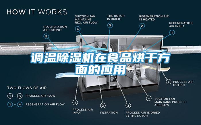 調溫除濕機在食品烘干方面的應用
