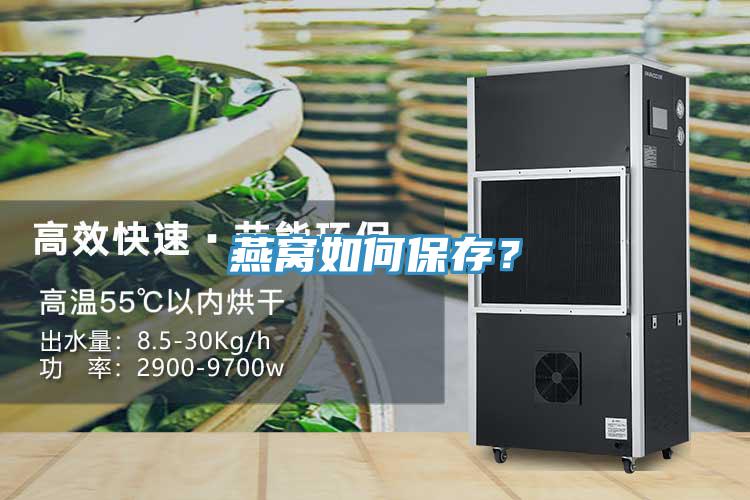 燕窩如何保存？