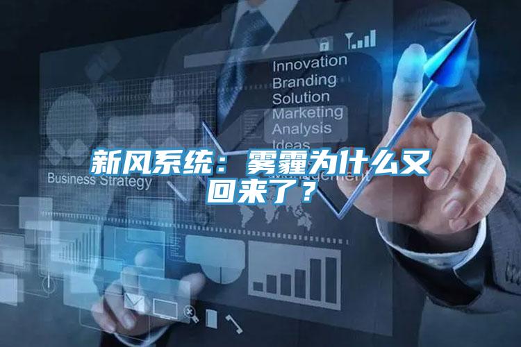 新風(fēng)系統：霧霾為什么又回來(lái)了？