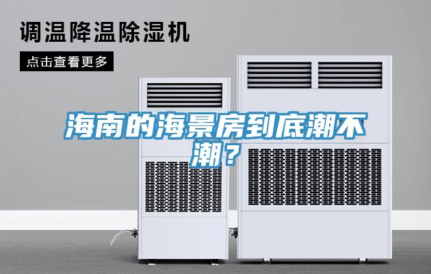 海南的海景房到底潮不潮？