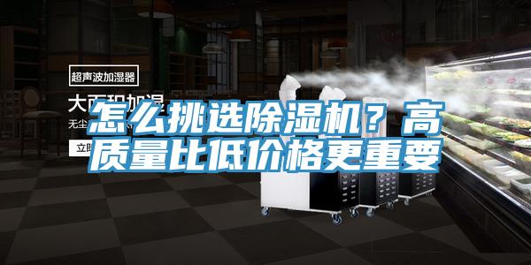 怎么挑選除濕機？高質(zhì)量比低價(jià)格更重要