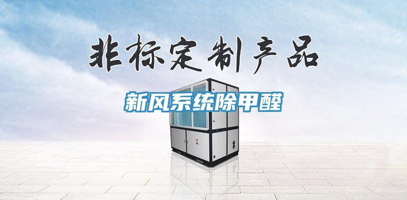 新風(fēng)系統除甲醛