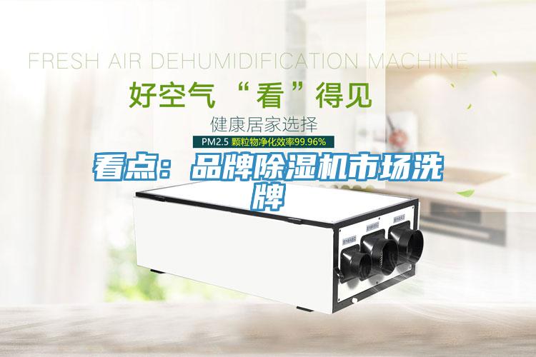 看點(diǎn)：品牌除濕機市場(chǎng)洗牌