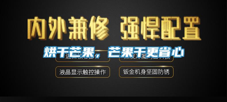 烘干芒果，芒果干更省心
