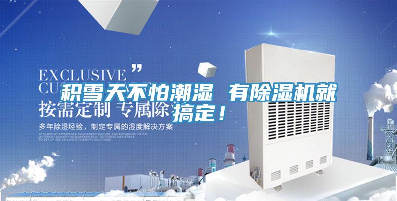 積雪天不怕潮濕 有除濕機就搞定！
