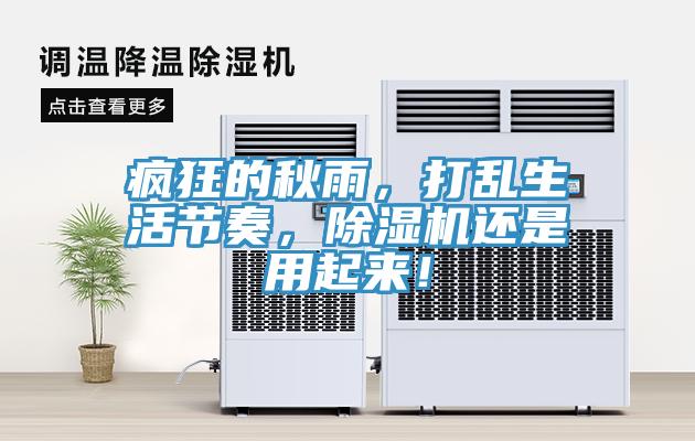 瘋狂的秋雨，打亂生活節奏，除濕機還是用起來(lái)！