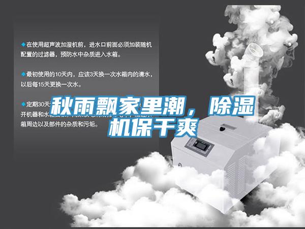 秋雨飄家里潮，除濕機保干爽