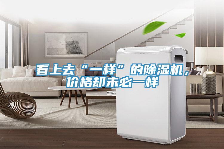 看上去“一樣”的除濕機，價(jià)格卻未必一樣