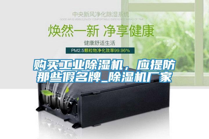 購買(mǎi)工業(yè)除濕機，應提防那些假名牌_除濕機廠(chǎng)家