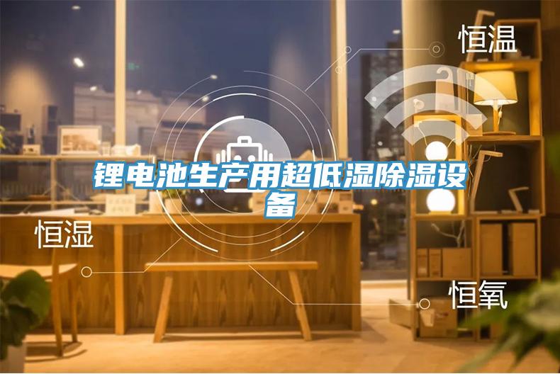 鋰電池生產(chǎn)用超低濕除濕設備