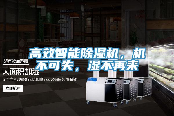 高效智能除濕機，機不可失，濕不再來(lái)