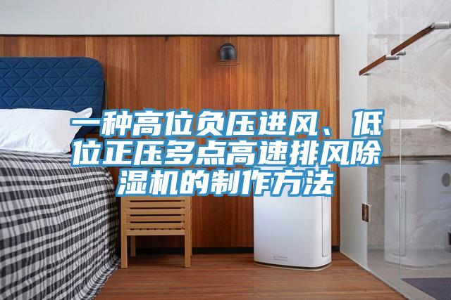 一種高位負壓進(jìn)風(fēng)、低位正壓多點(diǎn)高速排風(fēng)除濕機的制作方法