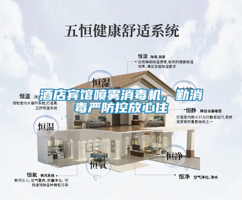 酒店賓館噴霧消毒機，勤消毒嚴防控放心住