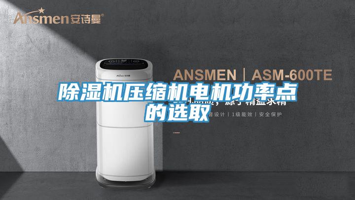 除濕機壓縮機電機功率點(diǎn)的選取