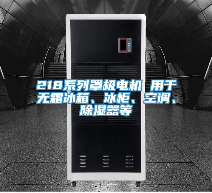 218系列罩極電機 用于無(wú)霜冰箱、冰柜、空調、除濕器等