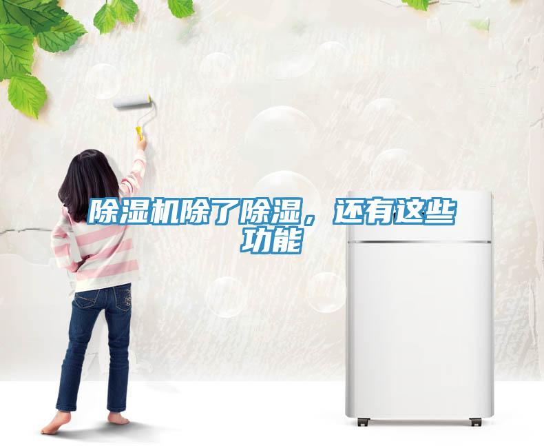 除濕機除了除濕，還有這些功能