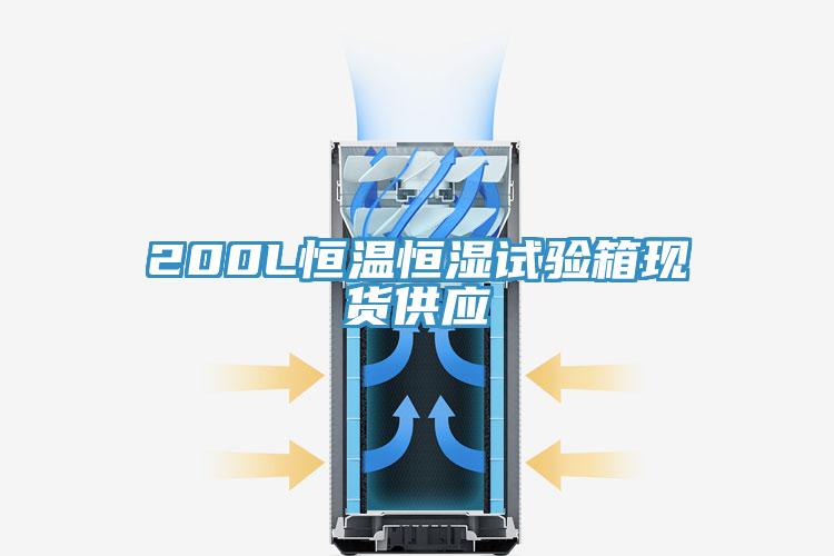200L恒溫恒濕試驗箱現貨供應