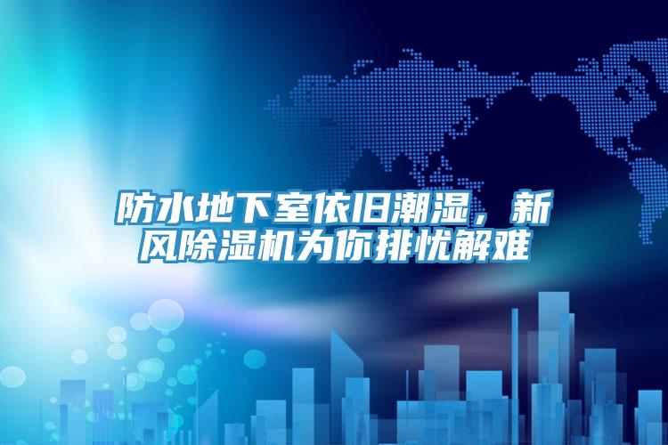 防水地下室依舊潮濕，新風(fēng)除濕機為你排憂(yōu)解難