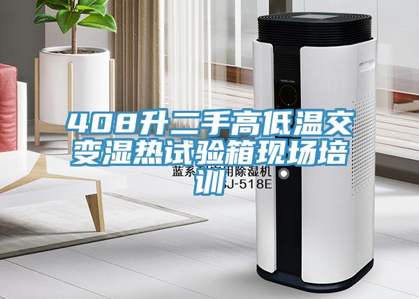 408升二手高低溫交變濕熱試驗箱現場(chǎng)培訓