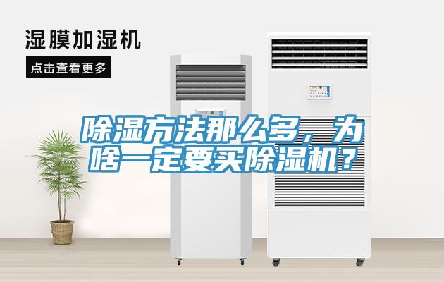 除濕方法那么多，為啥一定要買(mǎi)除濕機？