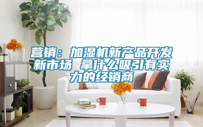 營(yíng)銷(xiāo)：加濕機新產(chǎn)品開(kāi)發(fā)新市場(chǎng) 拿什么吸引有實(shí)力的經(jīng)銷(xiāo)商