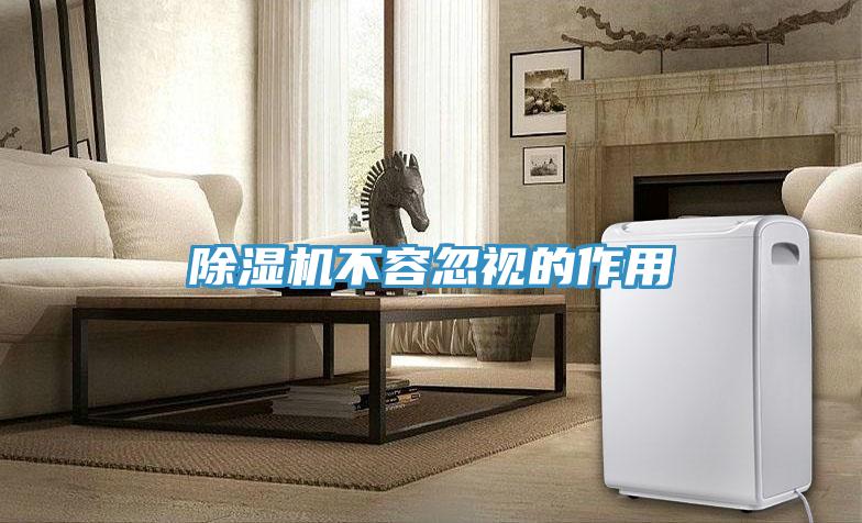 除濕機不容忽視的作用