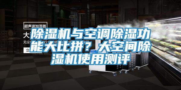 除濕機與空調除濕功能大比拼？大空間除濕機使用測評