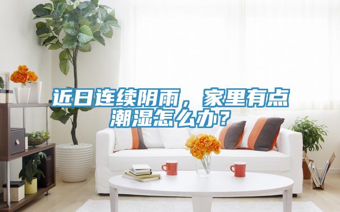 近日連續陰雨，家里有點(diǎn)潮濕怎么辦？