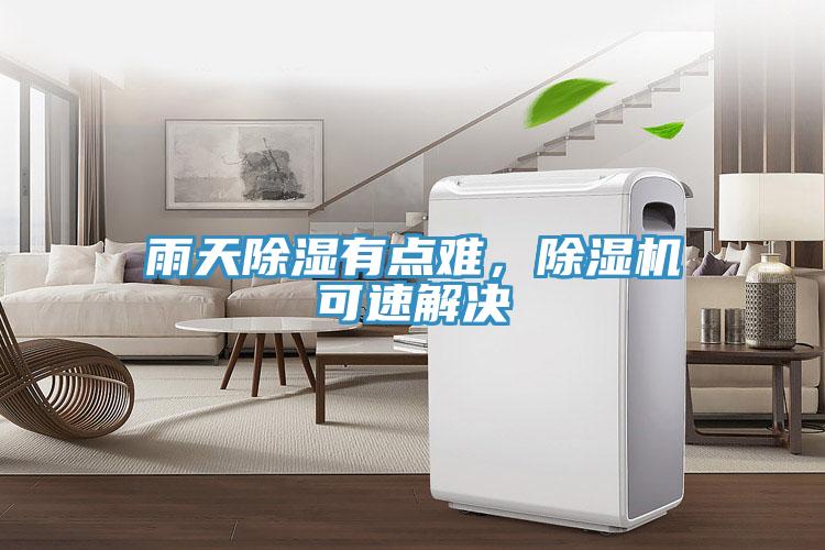 雨天除濕有點(diǎn)難，除濕機可速解決