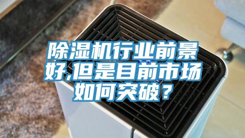 除濕機行業(yè)前景好,但是目前市場(chǎng)如何突破？