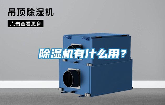除濕機有什么用？