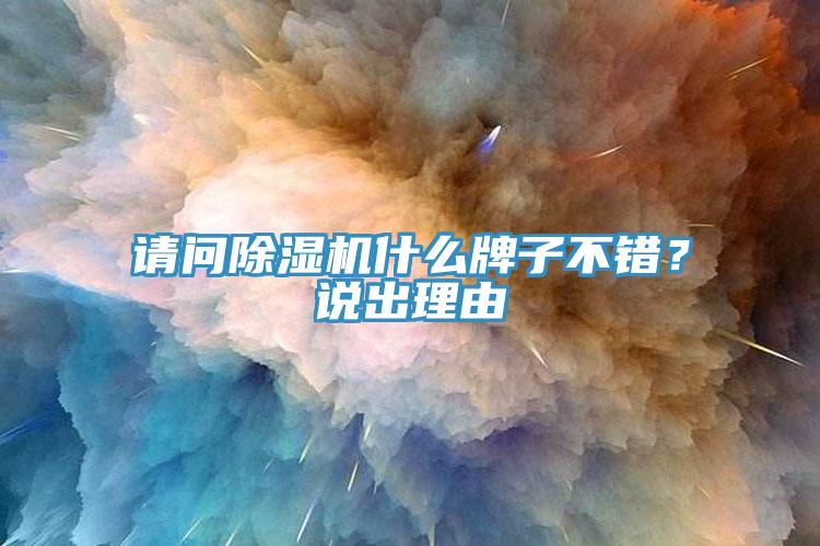 請問(wèn)除濕機什么牌子不錯？說(shuō)出理由