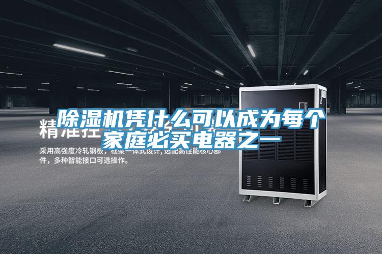 除濕機憑什么可以成為每個(gè)家庭必買(mǎi)電器之一