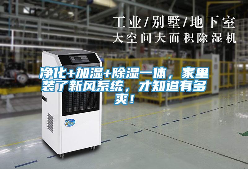 凈化+加濕+除濕一體，家里裝了新風(fēng)系統，才知道有多爽！