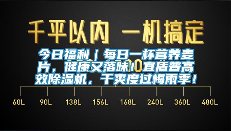 今日福利｜每日一杯營(yíng)養麥片，健康又落味！宜盾普高效除濕機，干爽度過(guò)梅雨季！