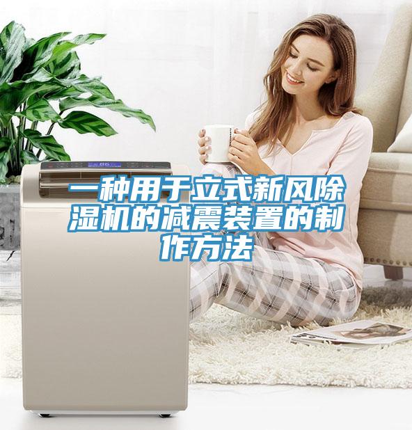一種用于立式新風(fēng)除濕機的減震裝置的制作方法